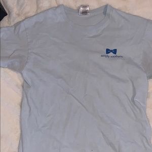 simply southern blue t-shirt